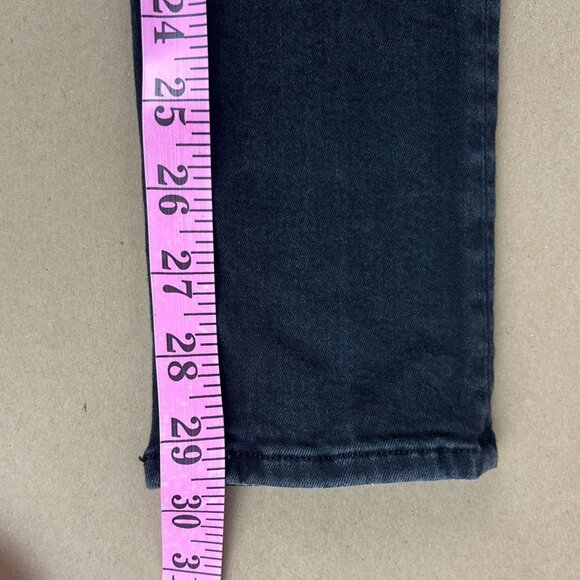Rag & Bone High Rise Jegging Distressed Womens 30 Black Skinny Leg FIve Pocket - Picture 7 of 11